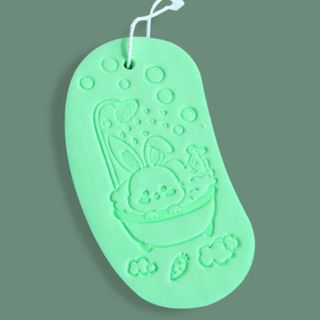 Mút tắm Bọt biển tắm trẻ em, miếng chà lưng hình hạt đậu, khăn tắm gia dụng dễ thương, bọt biển tắm dành cho nữ L1422