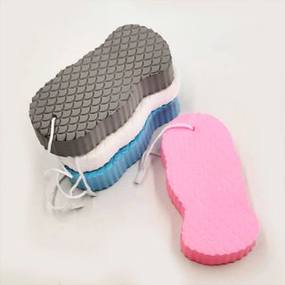 Miếng mút tắm bọt biển hình Vảy cá dày 3D tẩy tế bào chết, bông tắm chà bùn không làm tổn thương da L1544