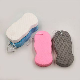 Miếng mút tắm bọt biển hình Vảy cá dày 3D tẩy tế bào chết, bông tắm chà bùn không làm tổn thương da L1544