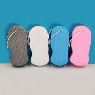 Miếng mút tắm bọt biển hình Vảy cá dày 3D tẩy tế bào chết, bông tắm chà bùn không làm tổn thương da L1544