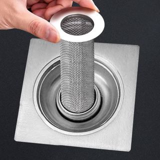 Lưới lọc cống thoát nước bằng thép không gỉ, lưới lọc chống tắc nghẽn Lavabo phòng tắm, bộ lọc thoát nước sàn L1312