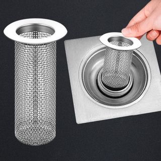 Lưới lọc cống thoát nước bằng thép không gỉ, lưới lọc chống tắc nghẽn Lavabo phòng tắm, bộ lọc thoát nước sàn L1312