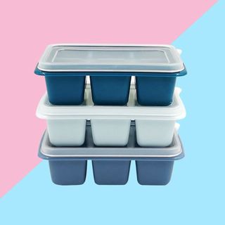 Khuôn làm đá viên 6 viên silicone mùa hè khay đựng đá gia đình hộp đựng đá khuôn làm đá viên L1624