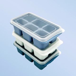 Khuôn làm đá viên 6 viên silicone mùa hè khay đựng đá gia đình hộp đựng đá khuôn làm đá viên L1624