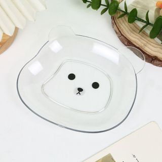 Đĩa nhổ xương hình gấu hoạt hình dễ thương, đĩa đựng đồ ăn nhẹ trái cây đựng đồ sấy khô L1314