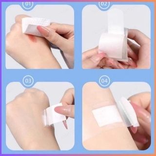Băng cá nhân trong suốt, dán vết thương thấm nước có lỗ thoát khí bảo vệ vết thương L1643