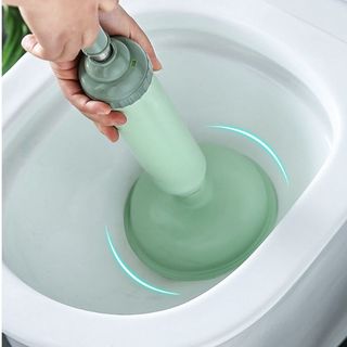 Dụng cụ thông thụt thông tắc ngẽn bồn cầu nhà vệ sinh tay đẩy chân không thông tắc cống L1233