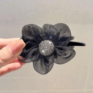 Kẹp Tóc 2 cái Hình Hoa Hướng Dương Đính Đá Thời Trang Mùa Hè Cho Phụ Nữ Kiện Búi Tóc Hình Hoa Mềm Mại