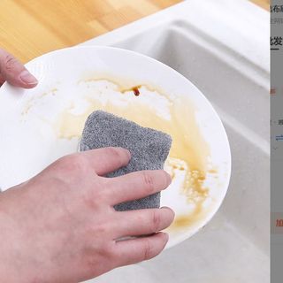 Miếng bọt biển hai mặt dùng để lau chùi nhà bếp, miếng bọt biển rửa chén, miếng giẻ rửa chén L1452