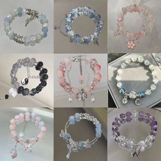 Vòng đá cẩm thạch, pha lê, hàng quảng chau sỉ từ 10c