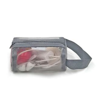 Túi lưới trong suốt đựng mỹ phẩm mini có khóa kéo nhỏ, đựng tiền xu, son môi, chìa khóa, túi đựng thẻ L1433