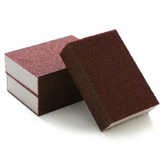 Miếng bọt biển nhám chà đáy nồi, vết bẩn đen, miếng vệ sinh chén bát, tẩy gỉ sét cọ rửa xoong rồi L1453