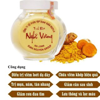 TINH BỘT NGHỆ VÀNG - XUÂN NGUYÊN (75gr/lọ)