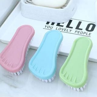 Bàn chải giặt đồ lông mềm hình bàn chân bàn chải chà chân tay vệ sinh tắm rửa không sợ làm đau da L1632