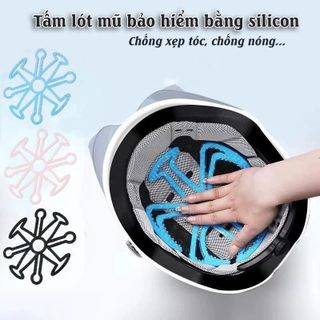 Tấm Lót Silicon Bên Trong Mũ Bảo Hiểm, Linh Hoạt, Chống Biến Dạng, Tấm Lót Mũ Bảo Hiểm Xe Máy L1843