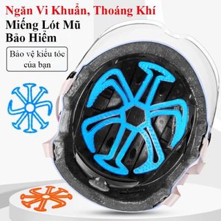 Tấm Lót Silicon Bên Trong Mũ Bảo Hiểm, Linh Hoạt, Chống Biến Dạng, Tấm Lót Mũ Bảo Hiểm Xe Máy L1843