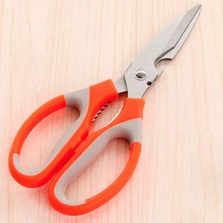 Kéo nhà bếp bằng thép không gỉ, kéo cắt hoa, may vá, dụng cụ mở nắp chai, kéo cắt đa năng L1414