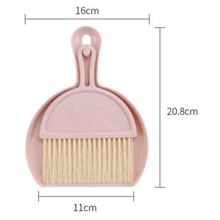 Bộ chổi và hót rác mini để bàn, bộ ki hốt rác chổi vệ sinh bàn phím máy tính ô tô, vệ sinh phòng khách sofa L1342