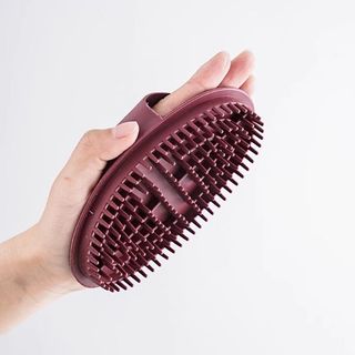 Bàn chải kinh tuyến massage silicone mềm mại, bàn chải cạo giảm béo chải eo lưng bụng thư giãn L1454