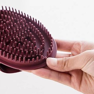 Bàn chải kinh tuyến massage silicone mềm mại, bàn chải cạo giảm béo chải eo lưng bụng thư giãn L1454