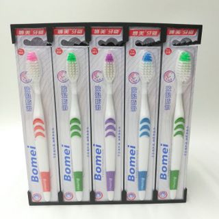 Bàn chải đánh răng BOMEI siêu mềm đầu nhỏ làm sạch kẽ răng, bàn chải chăm sóc răng miệng hằng ngày L1744