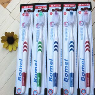 Bàn chải đánh răng BOMEI siêu mềm đầu nhỏ làm sạch kẽ răng, bàn chải chăm sóc răng miệng hằng ngày L1744