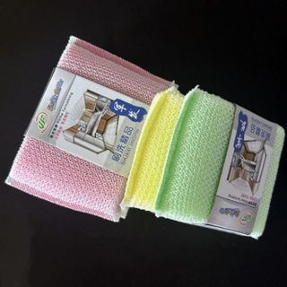 Combo 2 Miếng bọt biển chà rửa chén bát xoong nồi nhà bếp, cọ chùi rửa nồi và bát đĩa L1942