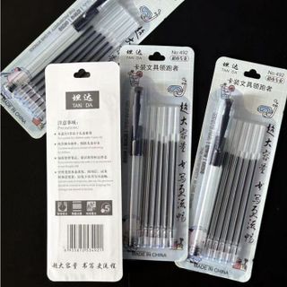 Bộ 1 Bút bi nước kèm 6 Ngòi Thay Thế Bút Học Sinh Sinh Viên Nhân Viên Văn Phòng Phẩm , Bút tiết kiệm L2032