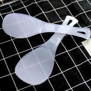 Muỗng cơm chống dính, thìa cháo nhựa cán dài, muỗng múc cơm cho nồi cơm điện, thìa cơm dùng cho thực phẩm có cán dài L1922