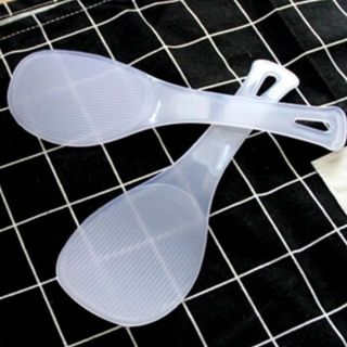 Muỗng cơm chống dính, thìa cháo nhựa cán dài, muỗng múc cơm cho nồi cơm điện, thìa cơm dùng cho thực phẩm có cán dài L1922