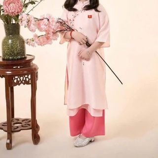 Sỉ buôn tại xưởng may - áo dài bé gái