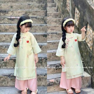 Sỉ buôn tại xưởng may - áo dài bé gái