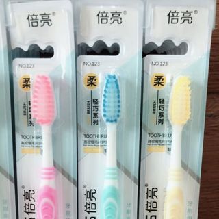 Bàn chải đánh răng BEILIANG, bàn chải đánh răng màu kẹo lông bàn chải mềm L2014