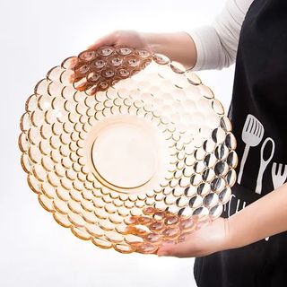 TÔ THUỶ TINH VÀNG BI LỚN 29CM MÃ 331 T6