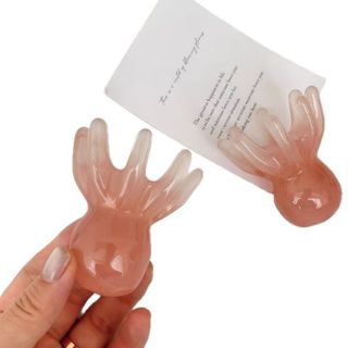 Lược massage kinh lạc đầu bạch tuộc, lược cạo vai và cổ, lược trị liệu huyệt đạo đầu, lược bạch tuộc thư giãn L1931