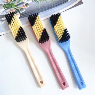 Bàn chải đánh giày cán dài hai tông màu, bàn chải đánh giày cán nhiều màu L2022