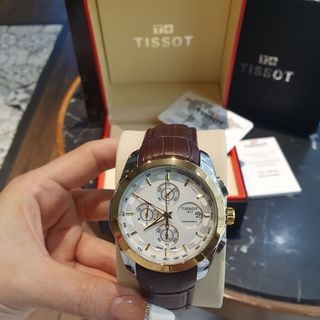 SALE RẺ HÀNG TRUNG CẤP ĐỒNG HỒ NAM MÁY QUARZT TIXOT DÂY DA NÂU