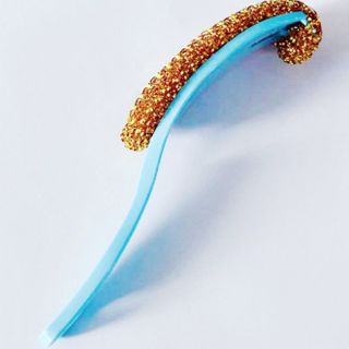 Cọ rửa nồi có tay cầm cong bằng dây vàng và bạc, Cọ rửa nồi có tay cầm cong, cọ rửa nhà bếp, cọ rửa bát đĩa L2143