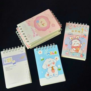 Sổ tay bỏ túi hoạt hình, Sổ tay bỏ túi di động mang theo, Sổ ghi nhớ ghi chép sô liệu L2024