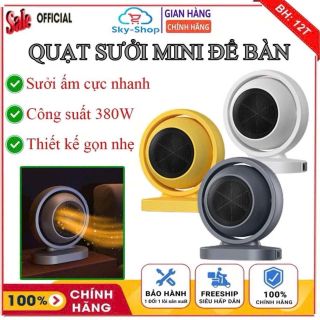 Quạt sưởi mini để bàn