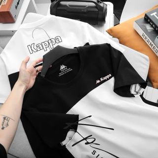 Ao thun co tròn thai moi phoi trên va duoi 2025