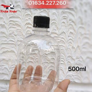 Chai nhựa 500ml tròn lùn