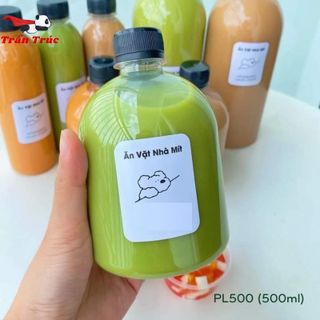 Chai nhựa 500ml tròn lùn