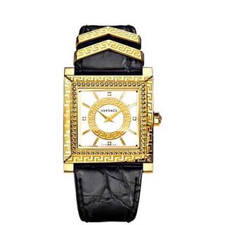 ĐỒNG HỒ NỮ CAO CẤP VERSEC DV25 LIKEAUTH DÂY DA MẶT VUÔNG HOA VĂN ĐÍNH HỘT