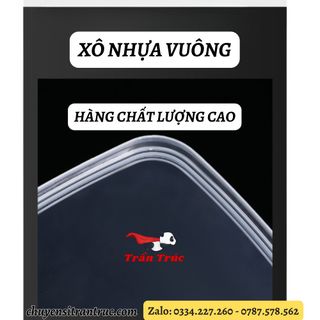 Xô nhựa vuông 4 lít
