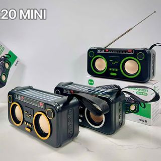 LOA ĐÀI, ĐÈN PIN, NẠP NĂNG LƯỢNG MẶT TRỜI L20 mini