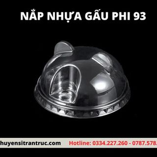 Nắp nhựa tai gấu phi 93mm