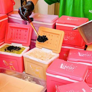 Thùng đá Bibi 1.5L mini giữ nhiệt có quai cầm