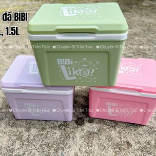 Thùng đá Bibi 1.5L mini giữ nhiệt có quai cầm