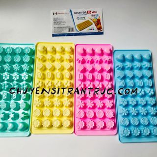 Khay thạch trà sữa 36 viên, khay đổ thạch, khay làm thạch rau câu 36 ô